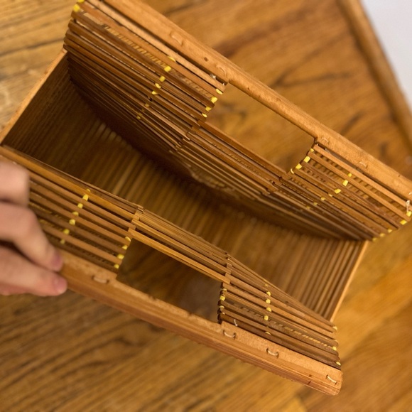 Vintage Wooden Purse - Picture 3 of 6